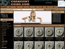 Tablet Screenshot of chancientcoins.com